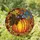 Autumn Enthusiasts' Stained Glass Tiffany Style Pumpkin Mosaic Forest Vibrant Orange Amber Blue Stained Glass Suncatcher - 1