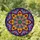 Art Lovers' Vibrant Tiffany Stained Glass Lotus Mandala Orange Purple Blue Design Stained Glass Suncatcher - 1