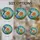 Art Lovers' Tiffany Style Hummingbird Blue Orange Green Jewel Tone Floral Mosaic Stained Glass Suncatcher - 4