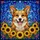 Corgi Lovers' Tiffany Style Stained Glass Corgi & Sunflower Mosaic in Jewel Tones Stained Glass Suncatcher - 5