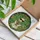 Whimsical Art Lovers' Stained Glass Ghost & Monstera Plant Jewel Tone Mosaic Stained Glass Suncatcher - 3