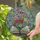 Art & Book Lovers' Vibrant Tiffany Stained Glass Open Book with Bursting Jewel Tone Flowers & Swirling Mosaic Garden Stained Glass Suncatcher - 2