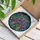 Book Lovers' Tiffany Stained Glass Purple Octopus Reading Books & Academic Mosaic Jewel Tones Stained Glass Suncatcher - qm9qALEaxP