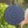 Art Lovers' Tiffany Stained Glass Jewel Tone Mandala Azure Turquoise Amethyst Pink Amber Intricate Full-Frame Stained Glass Suncatcher - 2