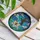 Nature Lovers' Tiffany Style Stained Glass Hummingbird Lily Floral Mosaic, Vibrant Jewel Tones, Intricate Black Lead Lines Stained Glass Suncatcher - 3