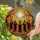 Fantasy Art Enthusiasts' Stained Glass Witches Gathering Autumn Moon Orange Yellow Mosaic Stained Glass Suncatcher - 2