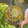Art Lovers' Intricate Tiffany Glass Crescent Moon Sunflowers Cosmic Dust Mosaic Orange Yellow Green Stained Glass Suncatcher - 2