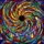 Art Lovers' Radiant Tiffany Style Stained Glass Sunburst Geometric Jewel Tone Mosaic Stained Glass Suncatcher - 5