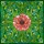 Art Lovers' Vibrant Tiffany Stained Glass Pink Coral Green Teal Floral Mosaic Stained Glass Suncatcher - 5