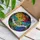 Music Lovers' Golden Treble Clef Piano Stained Glass Jewel Tone Mosaic Design Stained Glass Suncatcher - 3