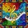 Music Lovers' Golden Treble Clef Piano Stained Glass Jewel Tone Mosaic Design Stained Glass Suncatcher - 5