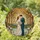 Couples' Golden Amber Stained Glass Wedding Embrace, Intricate Autumn Forest & Jewel Tones Stained Glass Suncatcher - T9ine53Jj8