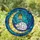 Cat Lovers' Tiffany Style Stained Glass White Cat Crescent Moon Starry Night Lantern Art Teal Gold Stained Glass Suncatcher - midKOqtJGM