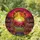 Fantasy Art Lovers' Jewel Tone Stained Glass Intricate Sunset Book Nook & Glowing Fireflies Pattern Stained Glass Suncatcher - 1