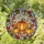 Autumn Lovers' Vibrant Stained Glass Pumpkin Fall Leaves Iridescent Sunburst Mosaic Stained Glass Suncatcher - 1