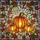 Autumn Lovers' Vibrant Stained Glass Pumpkin Fall Leaves Iridescent Sunburst Mosaic Stained Glass Suncatcher - 5