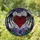 Gothic Art Lovers' Ruby Red Heart Spiderweb Bat Wings Stained Glass Mosaic Stained Glass Suncatcher - YdBw1KuzFI