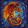 Fantasy Art Lovers' Stained Glass Dragon & Young Cosmic Mosaic Jewel Tones Stained Glass Suncatcher - 5