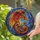 Fantasy Art Lovers' Stained Glass Dragon & Young Cosmic Mosaic Jewel Tones Stained Glass Suncatcher - s5iYTxM1gb