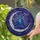 Art Admirers' Intricate Tiffany Stained Glass Blue Buddha Cosmic Moon Mosaic Deep Blue Gold Stained Glass Suncatcher - kr13xvlVPw
