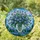 Art Lovers' Intricate Tiffany Stained Glass Sky Blue Emerald Green Floral Vase Mosaic Stained Glass Suncatcher - 1