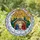 Holiday Enthusiasts' Tiffany Stained Glass Nativity Scene Winter Crescent Moon Amber Teal Red Jewel Tones Stained Glass Suncatcher - v1ItC74kyL