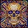 Unique Style Enthusiasts' Vibrant Stained Glass Skull Mosaic, Jewel Tone Geometric Art Stained Glass Suncatcher - 5