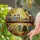 Art Lovers' Detailed Stained Glass Botanical Shelf Mosaic Warm Jewel Tones Art Stained Glass Suncatcher - 2
