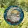 Winter Wonder Enthusiasts' Tiffany Stained Glass Cosmic Moon Village Ruby Teal Amber Pattern Stained Glass Suncatcher - 1