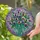 Art Lovers' Vibrant Tiffany-Inspired Stained Glass Pansy Bouquet Mosaic Design Stained Glass Suncatcher - 2