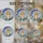 Art Lovers' Tiffany Style Amber Rabbit Crescent Moon Jewel Tone Stained Glass Celestial Floral Mosaic Stained Glass Suncatcher - JDWsbPSRxP
