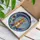 Art Lovers' Tiffany Style Amber Rabbit Crescent Moon Jewel Tone Stained Glass Celestial Floral Mosaic Stained Glass Suncatcher - oPck6M9OY7