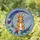 Art Lovers' Tiffany Style Amber Rabbit Crescent Moon Jewel Tone Stained Glass Celestial Floral Mosaic Stained Glass Suncatcher - sXcIoJW6NW
