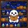 Halloween Art Lovers' Tiffany Stained Glass Ghost Reading Book, Detailed Spooky Bookshelf & Night Sky Jewel Tones Stained Glass Suncatcher - 5