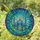 Art Lovers Tiffany Stained Glass Domed Architecture, Sapphire, Turquoise, Emerald Geometric Mosaic Stained Glass Suncatcher - 1