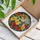 Nature Lovers' Vibrant Jewel Tone Hummingbird Hibiscus Stained Glass Tiffany Art Mosaic Stained Glass Suncatcher - 3
