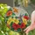 Nature Lovers' Vibrant Jewel Tone Hummingbird Hibiscus Stained Glass Tiffany Art Mosaic Stained Glass Suncatcher - 2