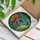 Nature Lovers' Tiffany Stained Glass Blue Dragonfly Floral Mosaic Jewel Tone Pattern Stained Glass Suncatcher - 3
