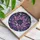 Art Lovers' Vibrant Tiffany Style Stained Glass Lotus Jewel Tone Bloom Mosaic Pattern Stained Glass Suncatcher - 3