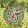 Nature Lovers' Tiffany Style Hummingbird Hibiscus Emerald Pink Jewel Tone Floral Mosaic Stained Glass Suncatcher - 1