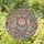 Art Lovers' Vibrant Rose Pink Amber Gold Tiffany Stained Glass Geometric Crystal Lotus Mosaic Stained Glass Suncatcher - 1