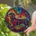 Dachshund Lovers' Vibrant Stained Glass Dog Tiffany Style Mosaic Art Pattern Stained Glass Suncatcher - 2
