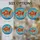 Art Lovers' Tiffany Style Stained Glass Goldfish Fiery Red Orange Blue Green Mosaic Pattern Stained Glass Suncatcher - -AU-F03_6E