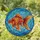 Art Lovers' Tiffany Style Stained Glass Goldfish Fiery Red Orange Blue Green Mosaic Pattern Stained Glass Suncatcher - 1