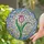 Art Lovers' Tiffany Style Stained Glass Vibrant Pink Tulip Organic Swirl Mosaic Stained Glass Suncatcher - 2
