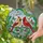 Nature Lovers' Vibrant Stained Glass Ruby Red & Yellow Cardinal Lovebirds Tiffany Style Stained Glass Suncatcher - 2