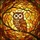 Owl Lovers' Stained Glass Autumn Forest Mosaic Amber Orange Creamy White Design Stained Glass Suncatcher - 5