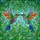 Nature Lovers' Intricate Tiffany Style Hummingbird Floral Mosaic Emerald Green Royal Blue Lavender Stained Glass Suncatcher - 5
