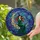 Mystical Art Fans' Tiffany Stained Glass Witch Moon Emerald Green Auburn Cosmic Pattern Stained Glass Suncatcher - 2