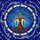 Art Enthusiasts' Highly Detailed Tiffany Style Stained Glass Tree of Life, Celestial Mosaic, Radiant Sapphire Blue Stained Glass Suncatcher - 5